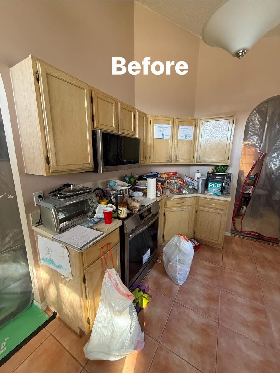 Colorful Contemporary Kitchen Remodel by Belair Inc. project photo 2